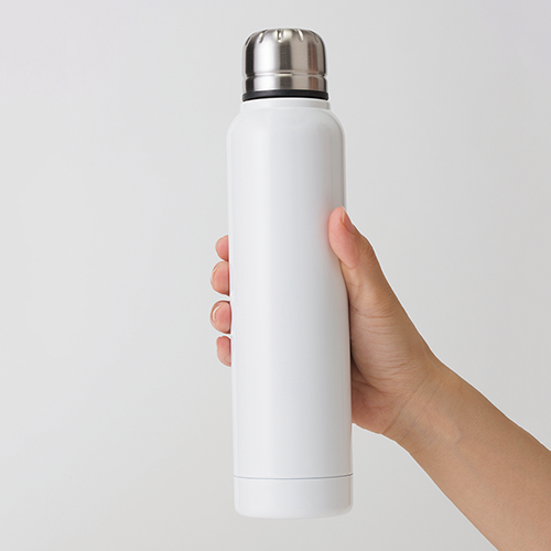 【入荷未定】昇華用 スティックサーモボトル(水筒) 350ml