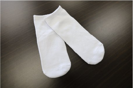 【在庫処分】昇華用 靴下(ソックス) Lサイズ 25-27cm